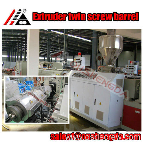 twin screw and barrel for pvc dishes extruder